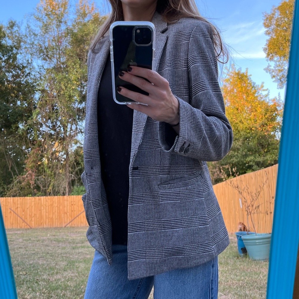 Houndstooth Blazer